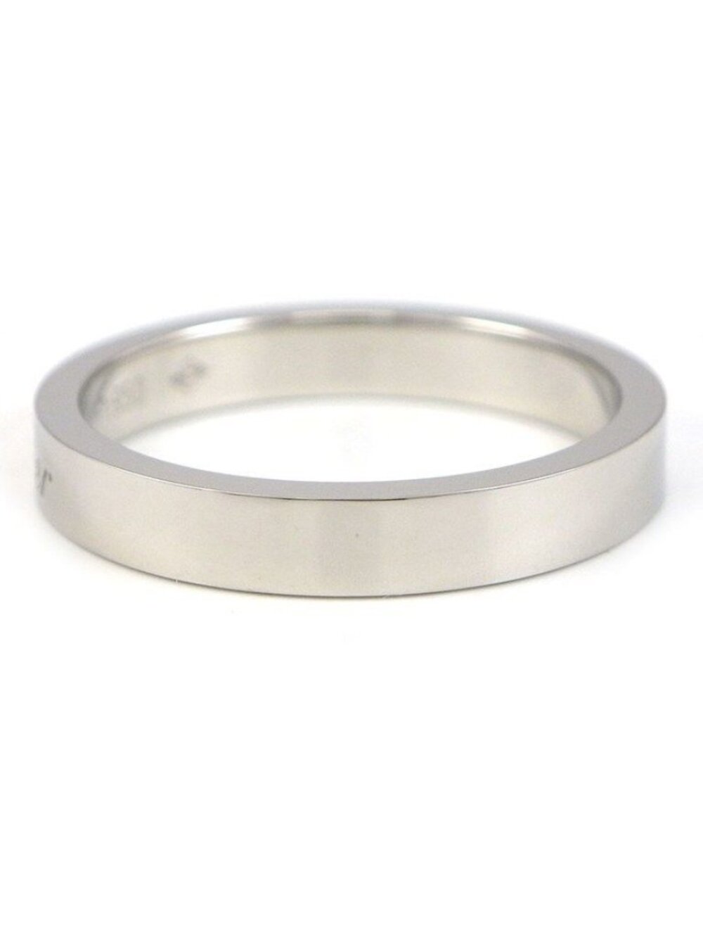 Cartier Ring C de Cartier Wedding Band Engraved Logo Issue - Picture 2 of 10